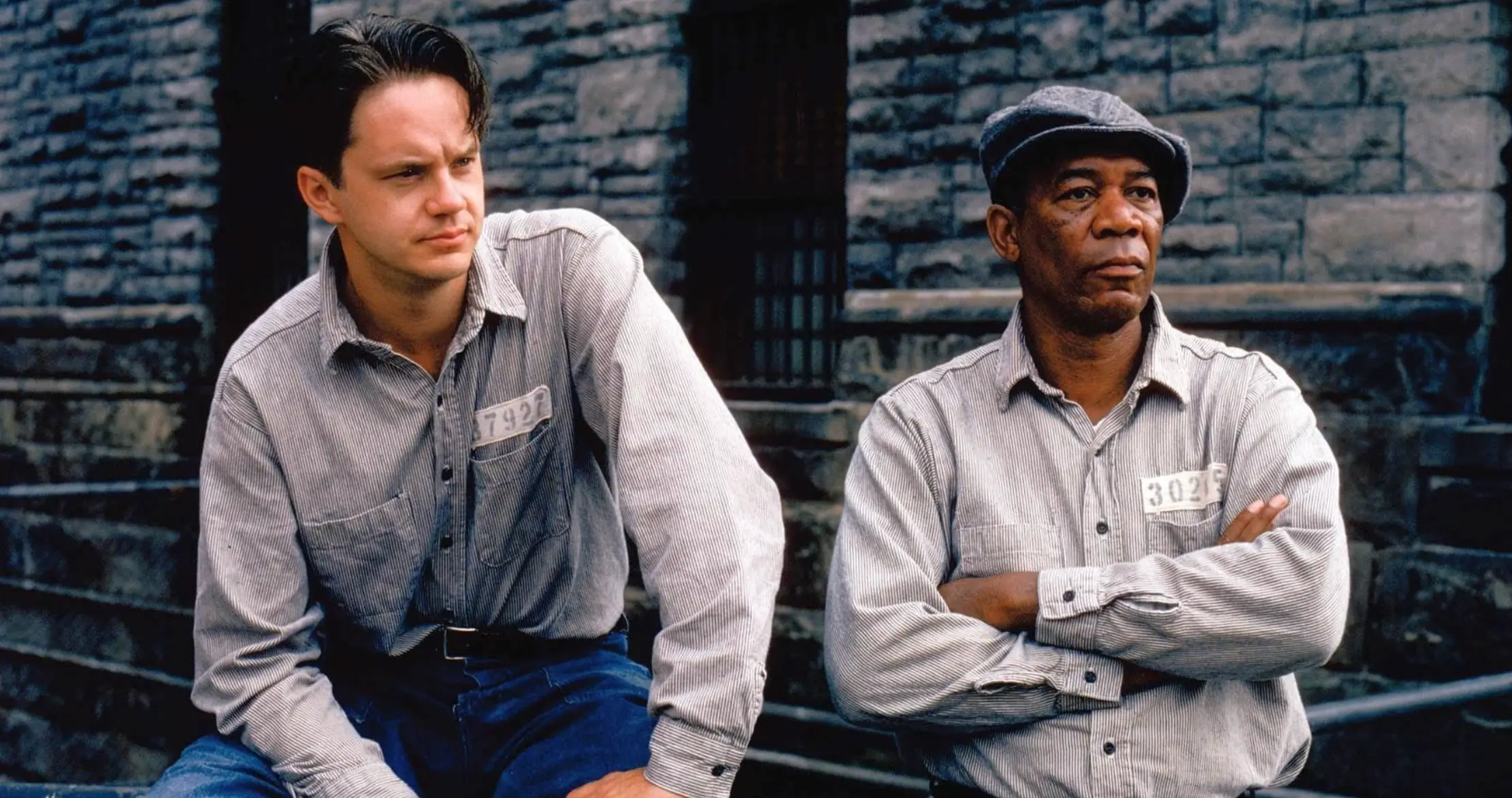 Morgan Freeman in The Shawshank Redemption.