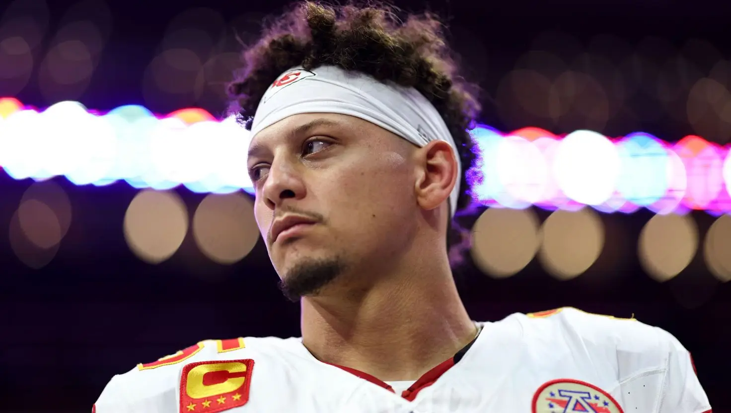 Patrick Mahomes had an evening to forget at the 59th Super Bowl (Kevin Sabitus/Getty Images)