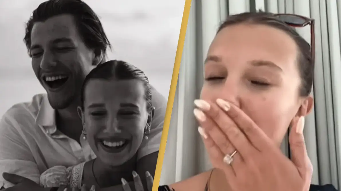 Millie Bobby Brown shows off engagement ring from Jake Bongiovi