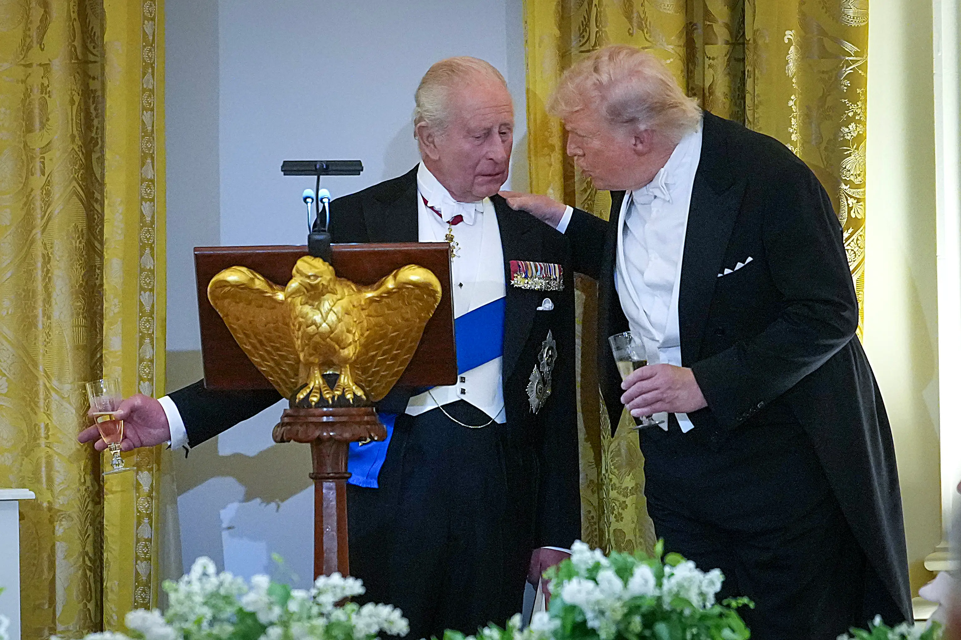 King Charles presented Donald Trump with a gift (Andrew Harnik/Getty Images)