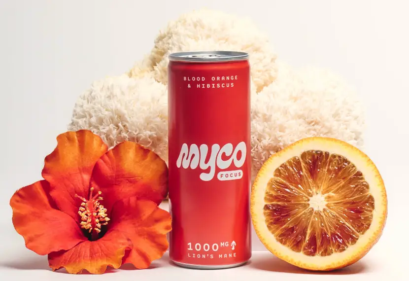 Myco's focus drink contains 1,000mg of lions mane (Myco) 