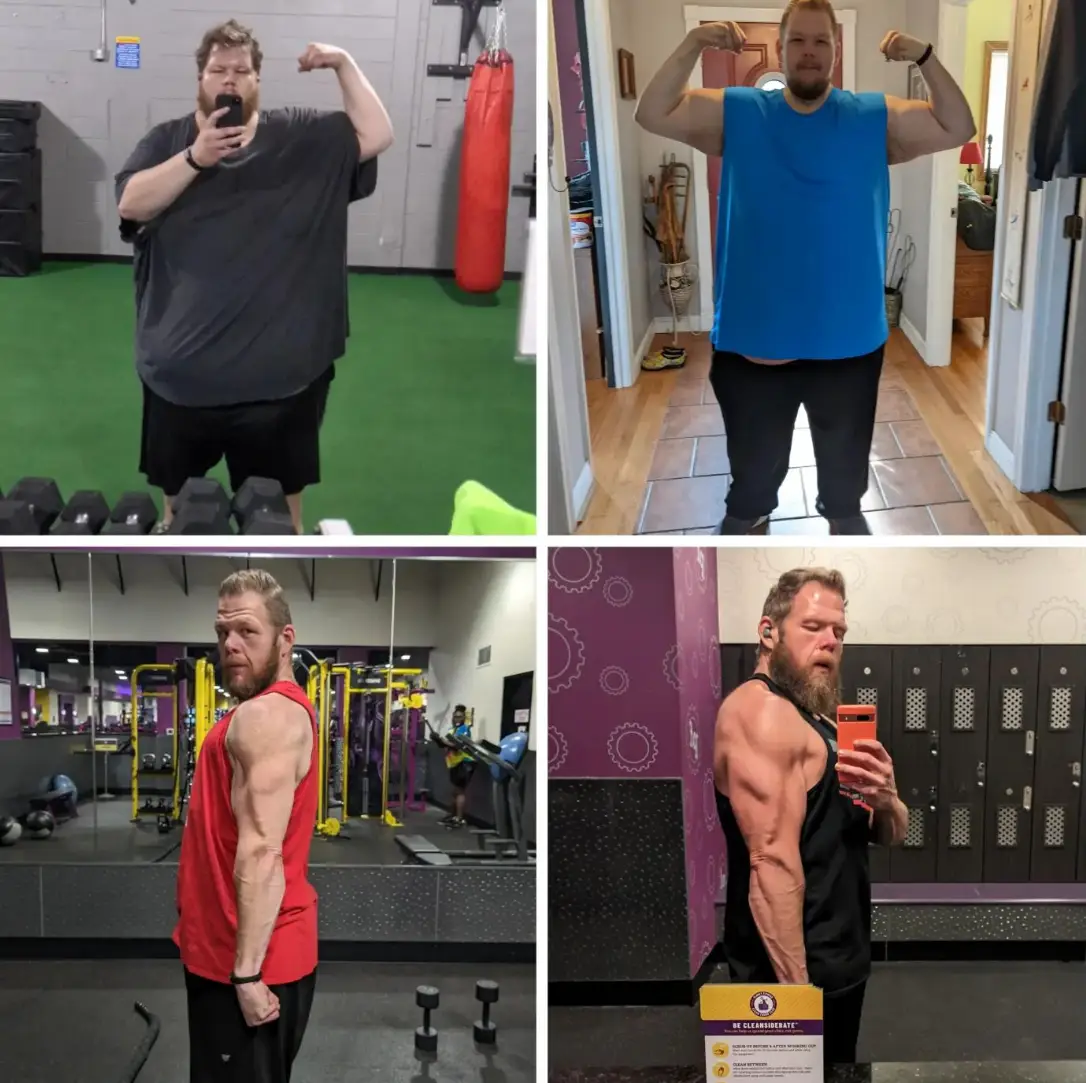  Exercise and a healthy diet helped Prochaska lose weight.(Instagram/ @3to1fitness)