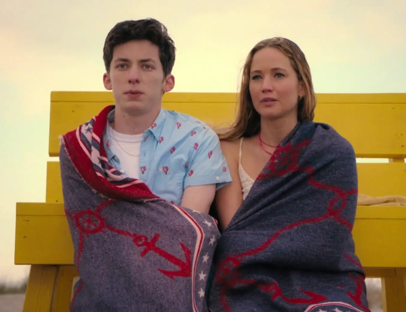 Lawrence said the scenes were 'hilarious' (Sony Pictures Releasing)