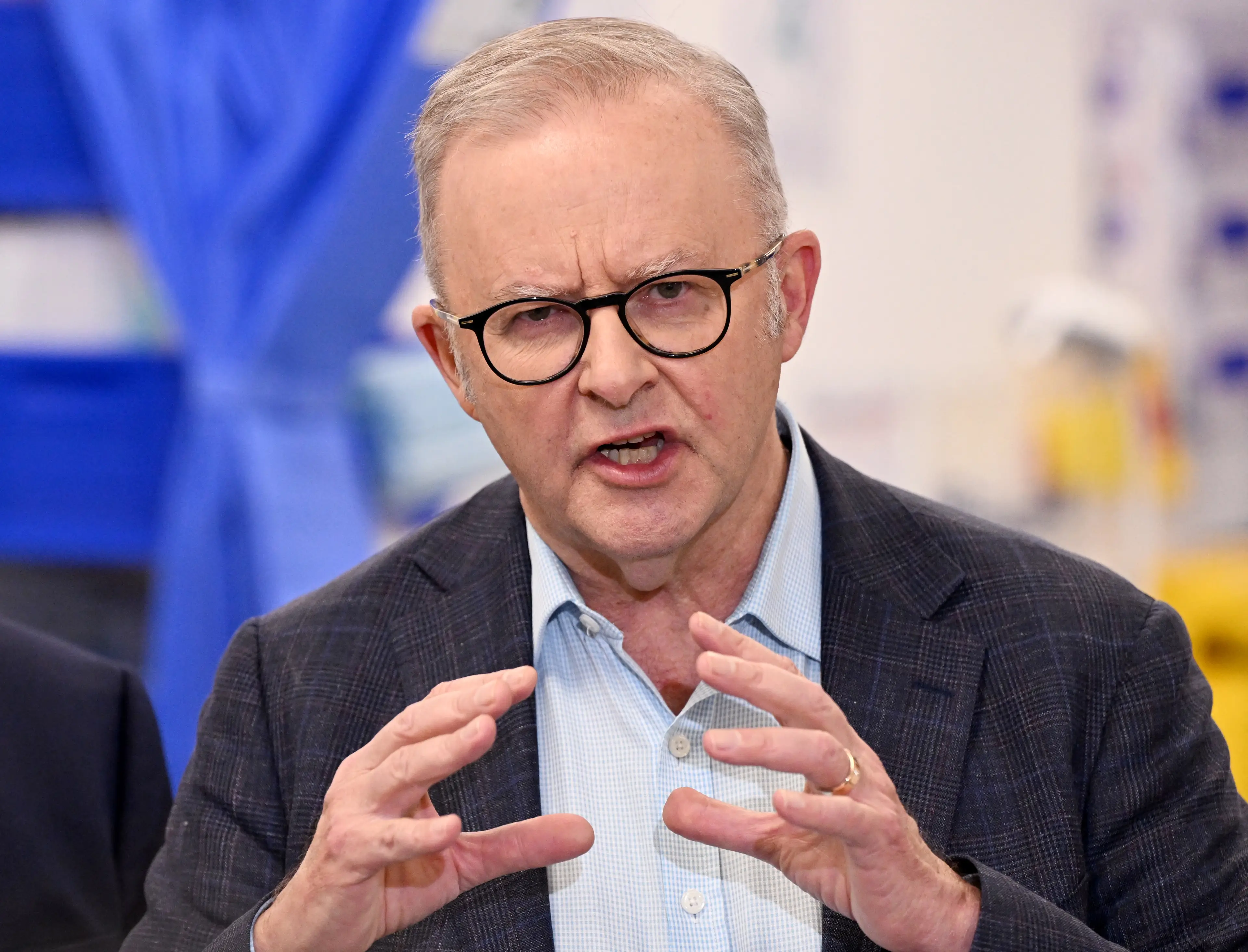 The Aussie PM has called for an end to the war (William WEST/AFP via Getty Images)