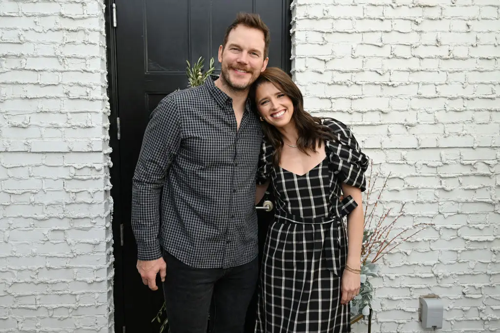 Chris Pratt and wife Katherine Schwarzenegger (Michael Kovac/Getty Images for Cleobella x Katherine Schwarzenegger)