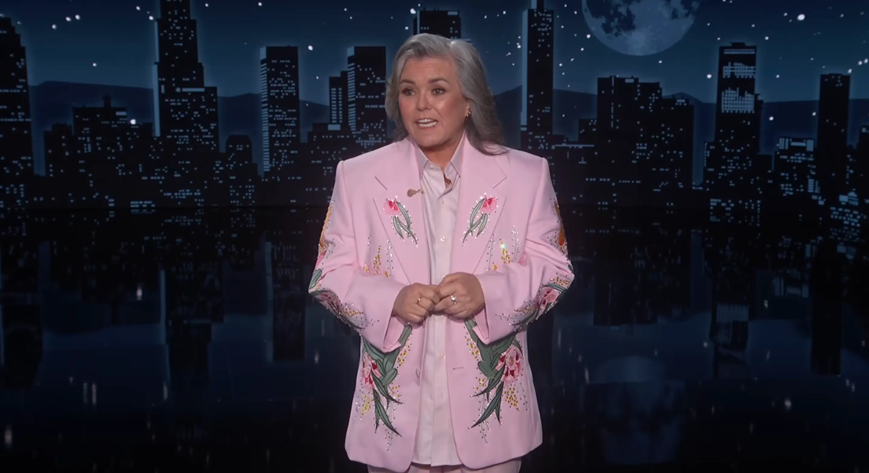 O'Donnell wasted no time in throwing barbs at Trump (YouTube/Jimmy Kimmel Live)