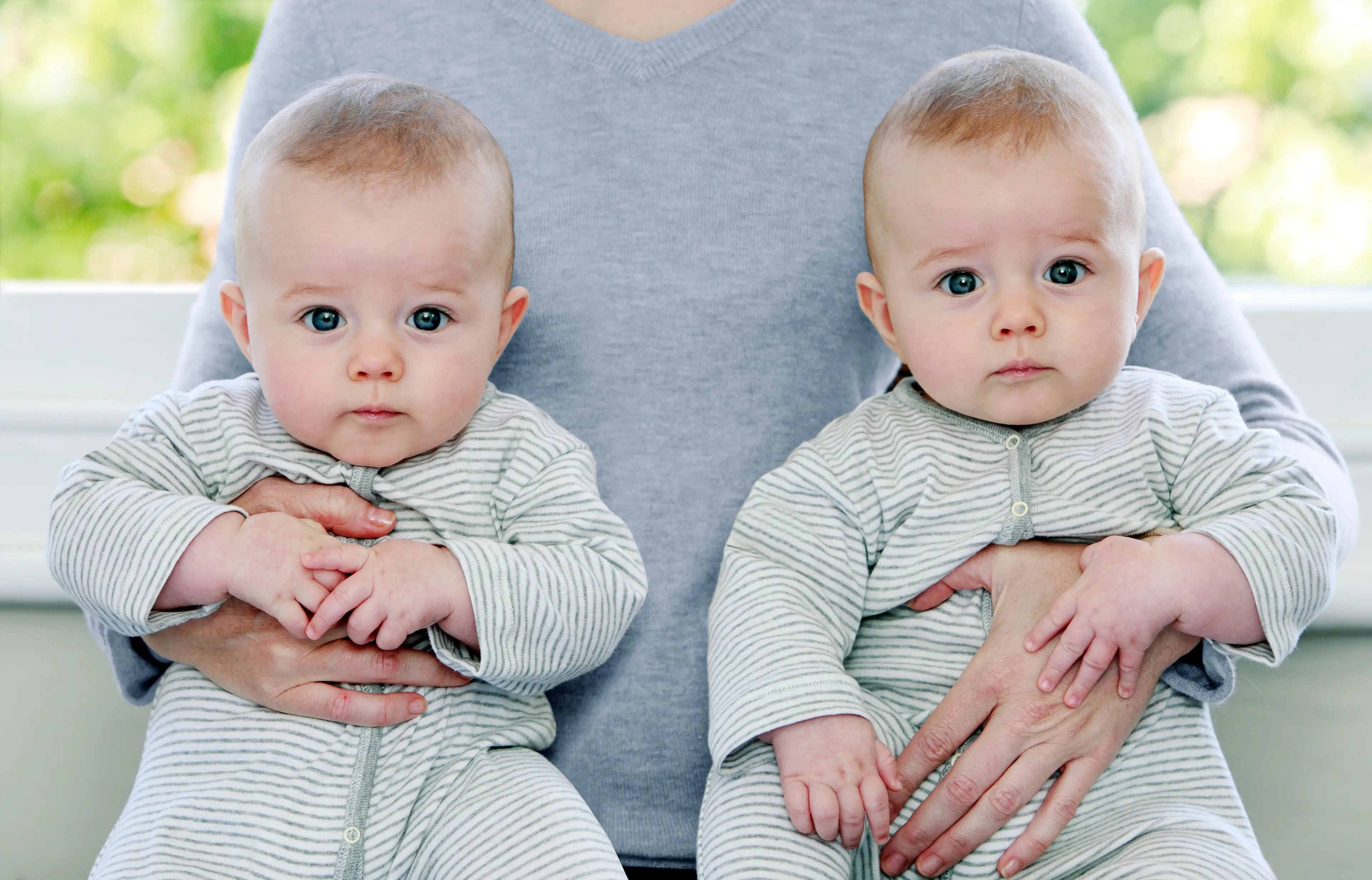 Identical twins are difficult to distinguish at a young age (Getty Stock Photo)