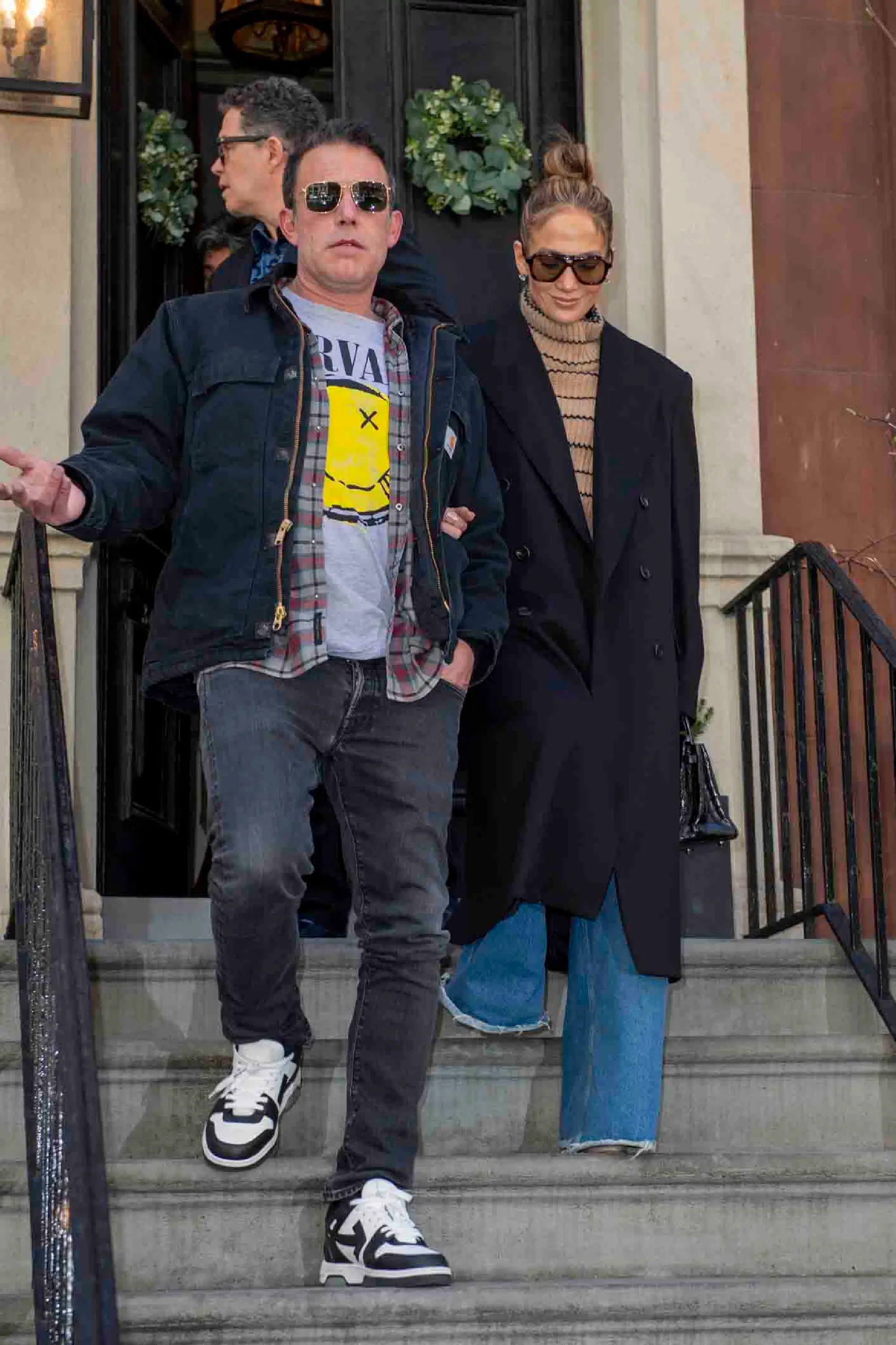 Jennifer Lopez and Ben Affleck pictured together back in March. (MEGA/GC Images)