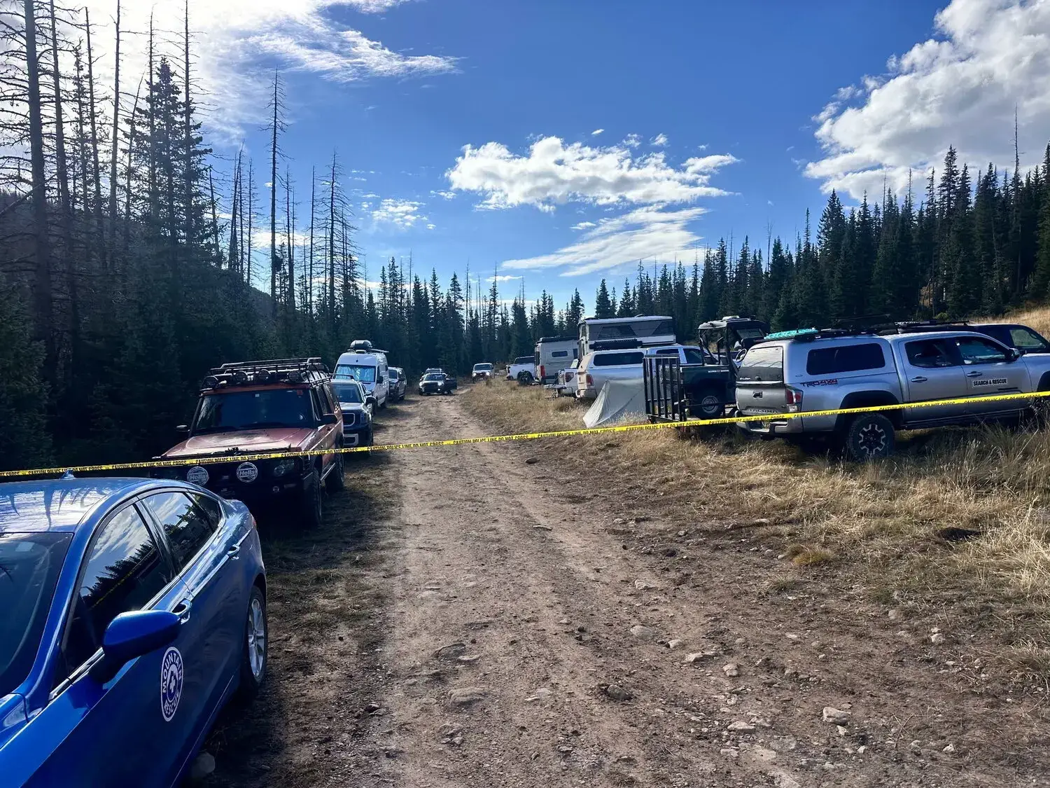 The phone's last ping was from where the car was parked on the trail head (GoFundMe)