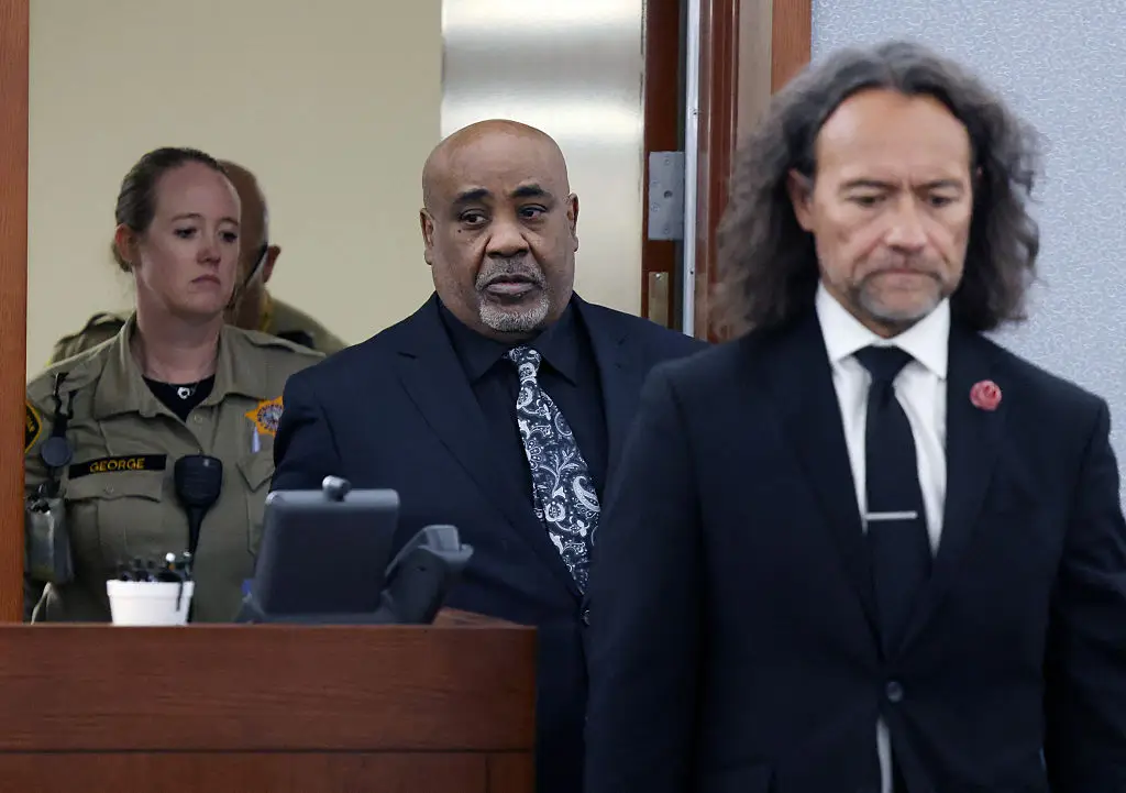 Davis faces up to life in prison (Photo by Bizuayehu TESFAYE / POOL / AFP via Getty Images)