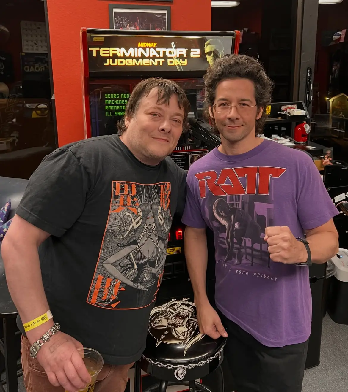 The actor (left) now lives a sober lifestyle (Instagram/@edwardfurlongofficial)