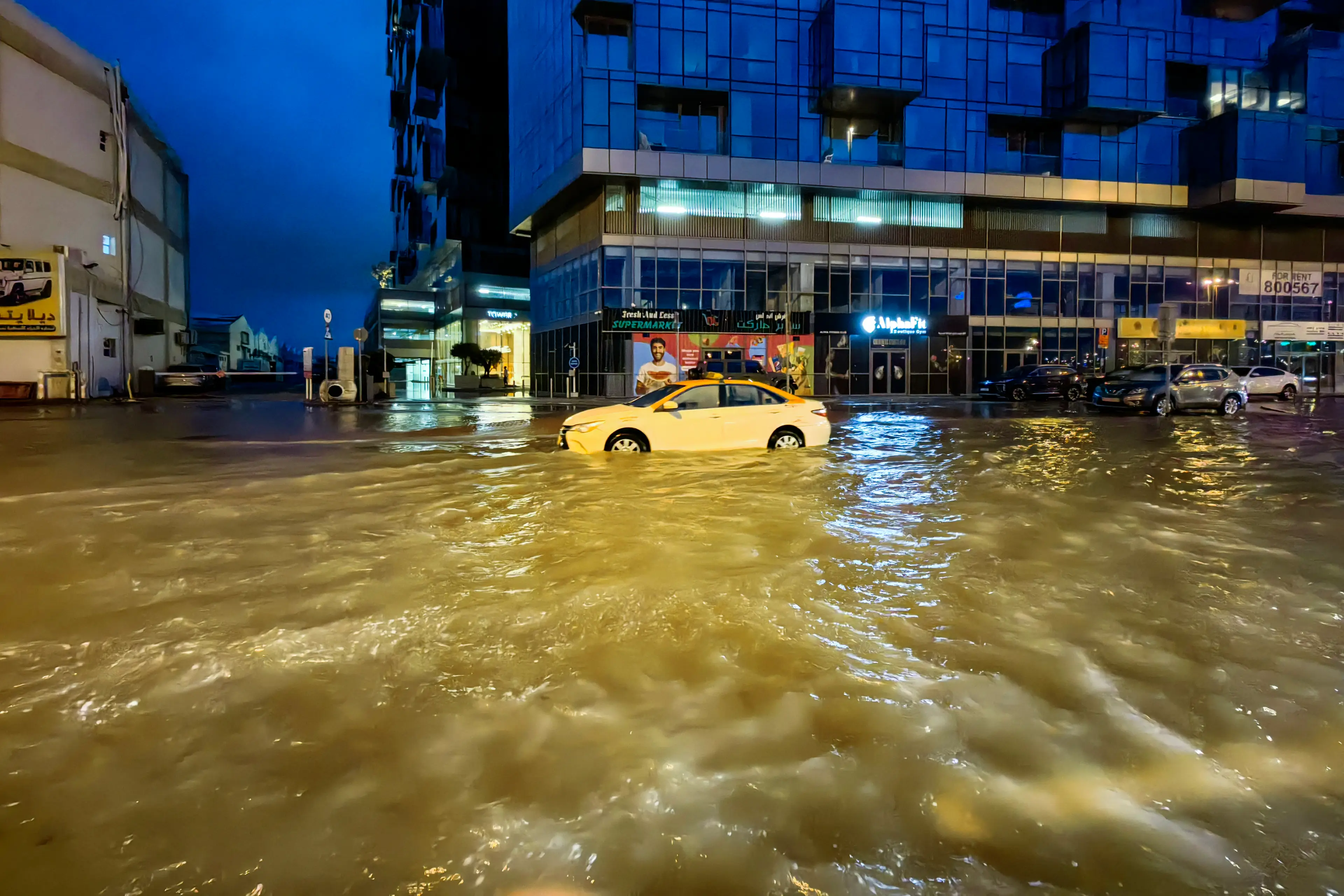 Photos and footage of the flooding have emerged online (Giuseppe CACACE / AFP) (Photo by GIUSEPPE CACACE/AFP via Getty Images)