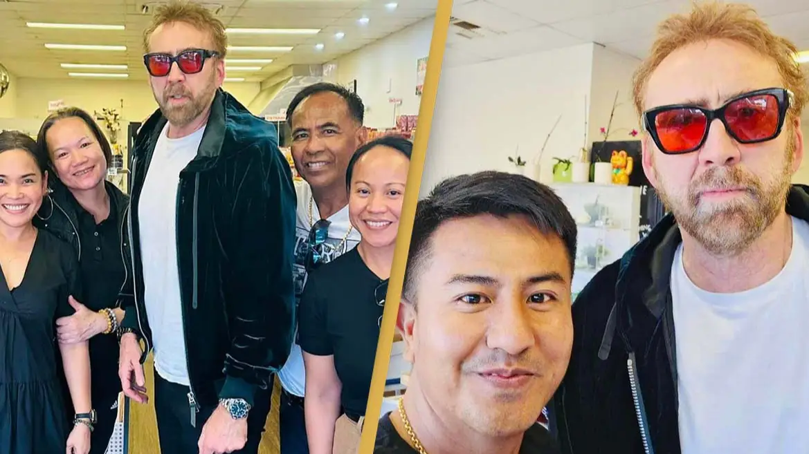 Shop owner told man 'you look like Nicolas Cage' without realizing it was actually the actor himself