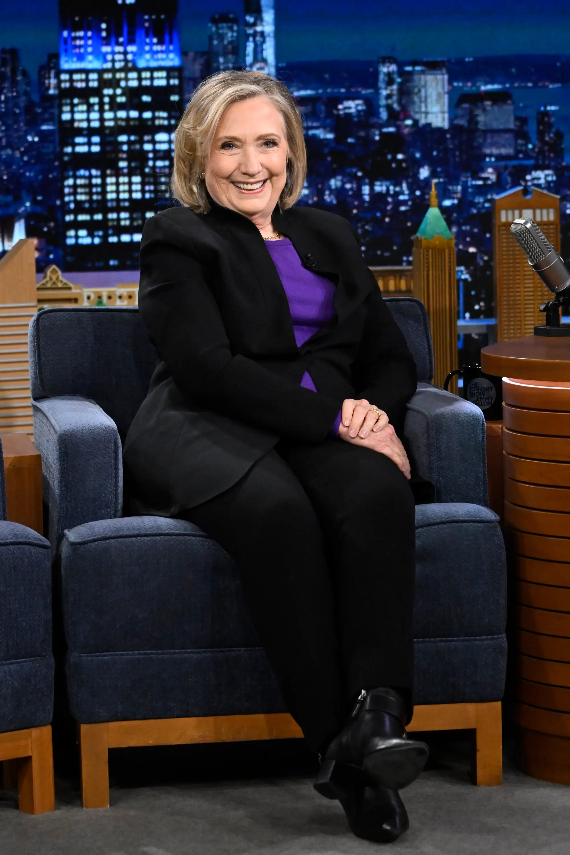 Clinton in an appearance on The Tonight Show. (Todd Owyoung/NBC via Getty Images)