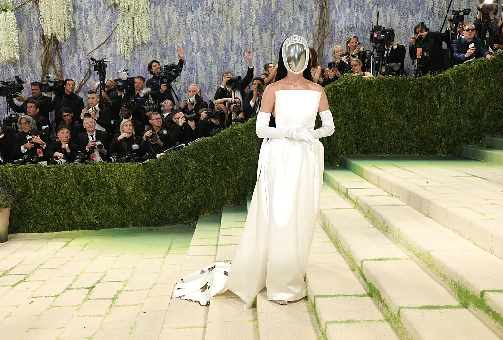 Katy Perry's Met Gala outfit has raised eyebrows again (Photo by Michael Loccisano/GA/The Hollywood Reporter via Getty Images)