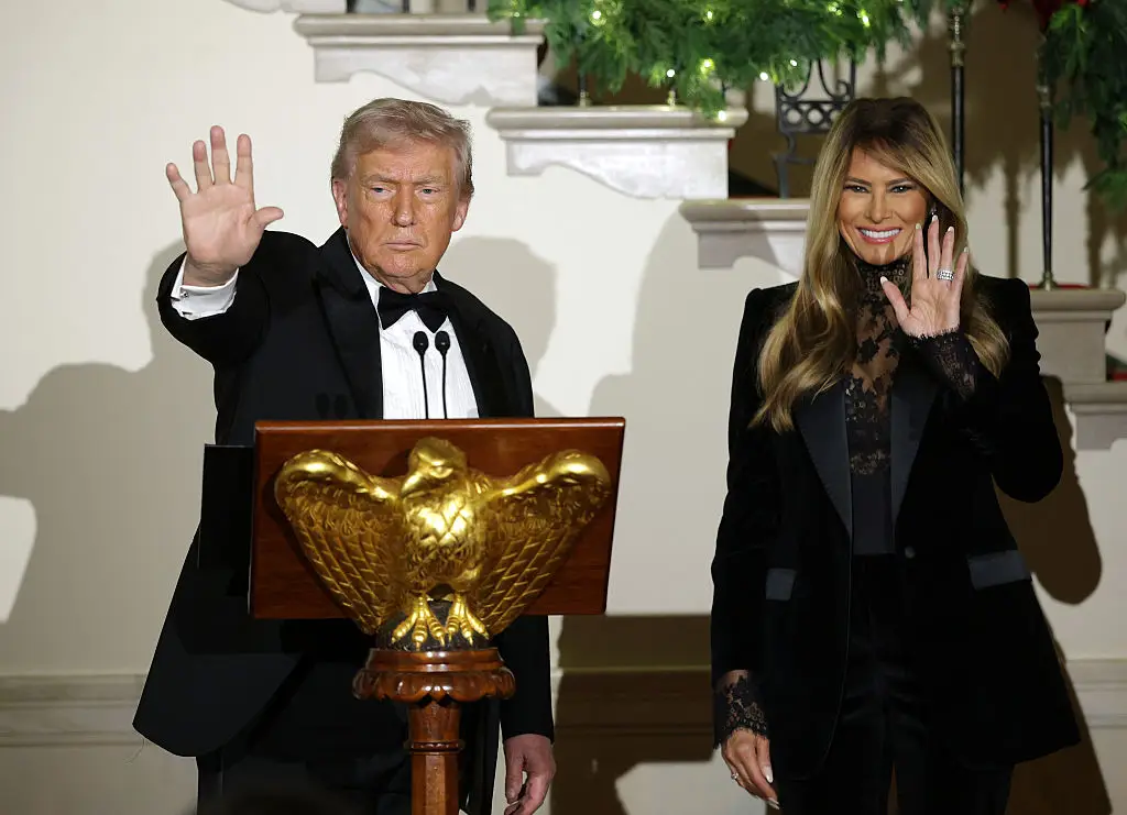 President Donald Trump disclosed how particular First Lady Melania Trump is with her underwear (Alex Wong/Getty Images)
