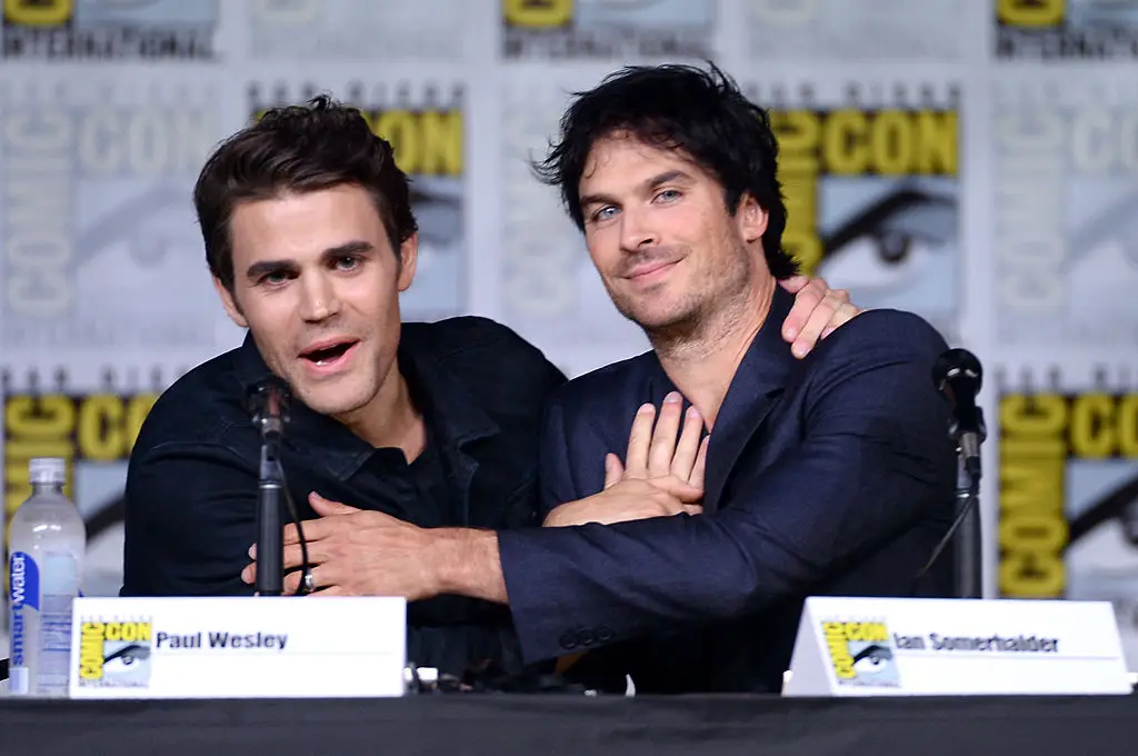 Former co-stars Somerhalder and Wesley still work together, as they co-founded their bourbon business (Photo by Matt Winkelmeyer/Getty Images)
