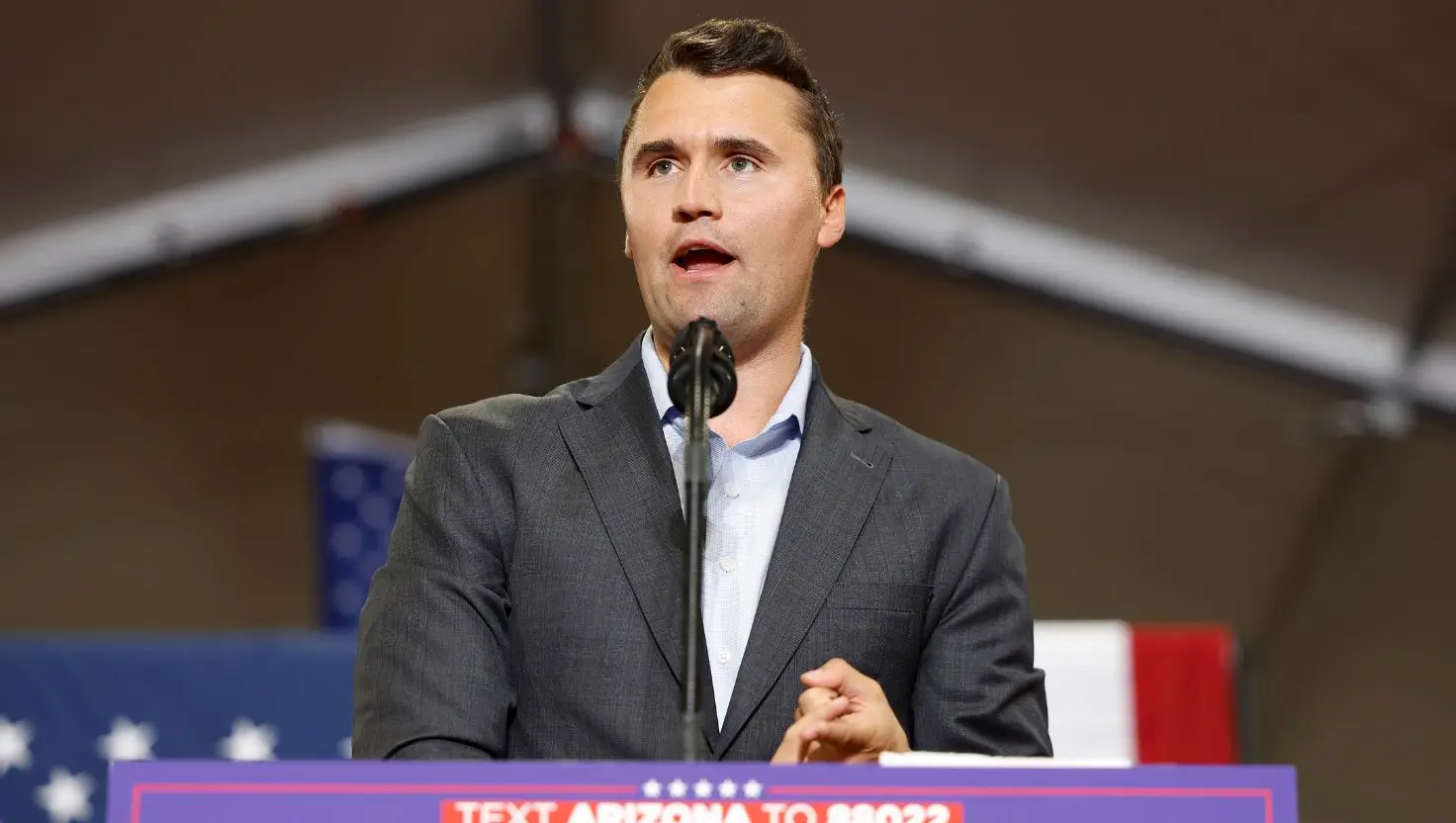Conservative activist Charlie Kirk was shot dead in Utah on a college campus last week (Anna Moneymaker/Getty Images)