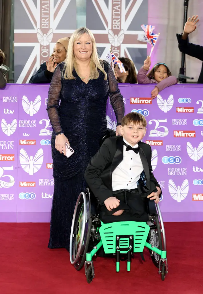 Paula Hudgell and her husband adopted Tony in 2016 (Mike Marsland/WireImage)