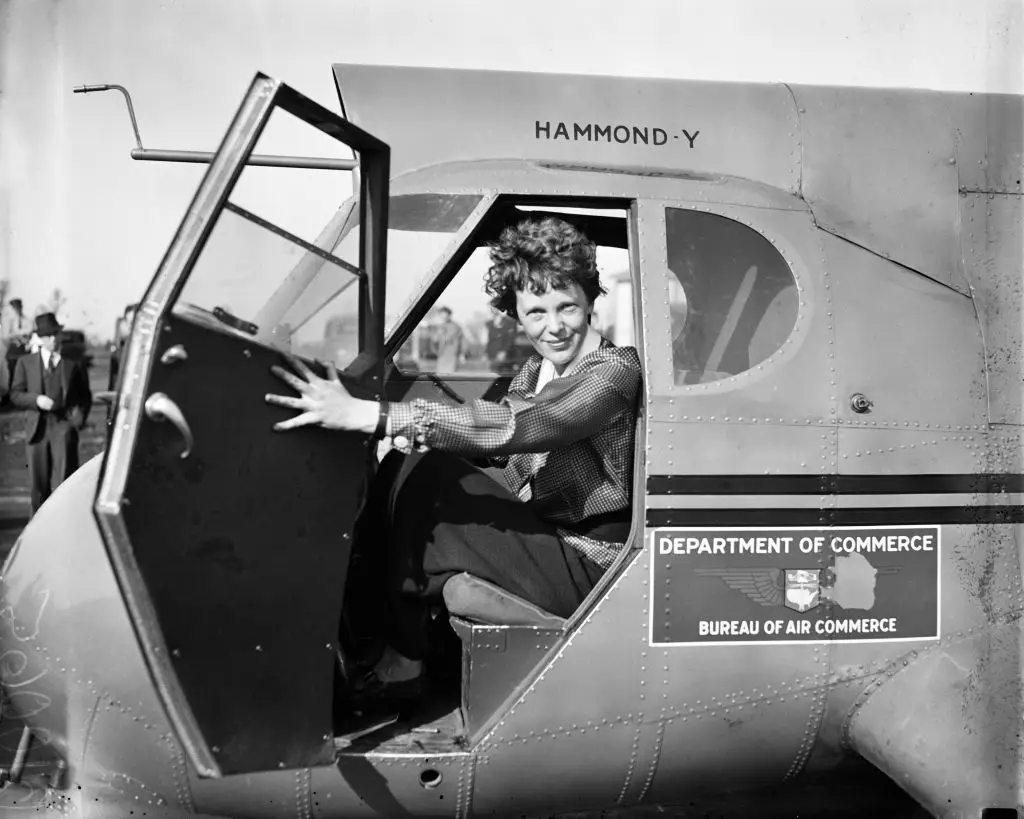 Earhart and navigator Fred Noonan went missing on July 2, 1937, during an attempt to fly around the world. (Photo courtesy Library of Congress/Getty Images)