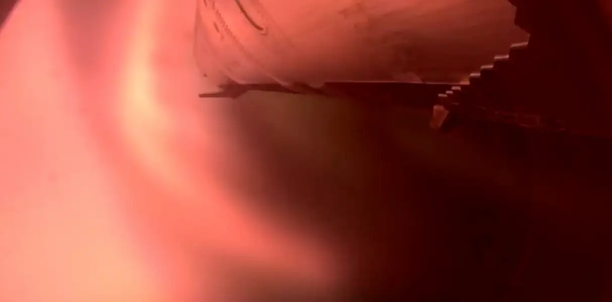 The Starship disintegrated over the Indian Ocean (SpaceX)