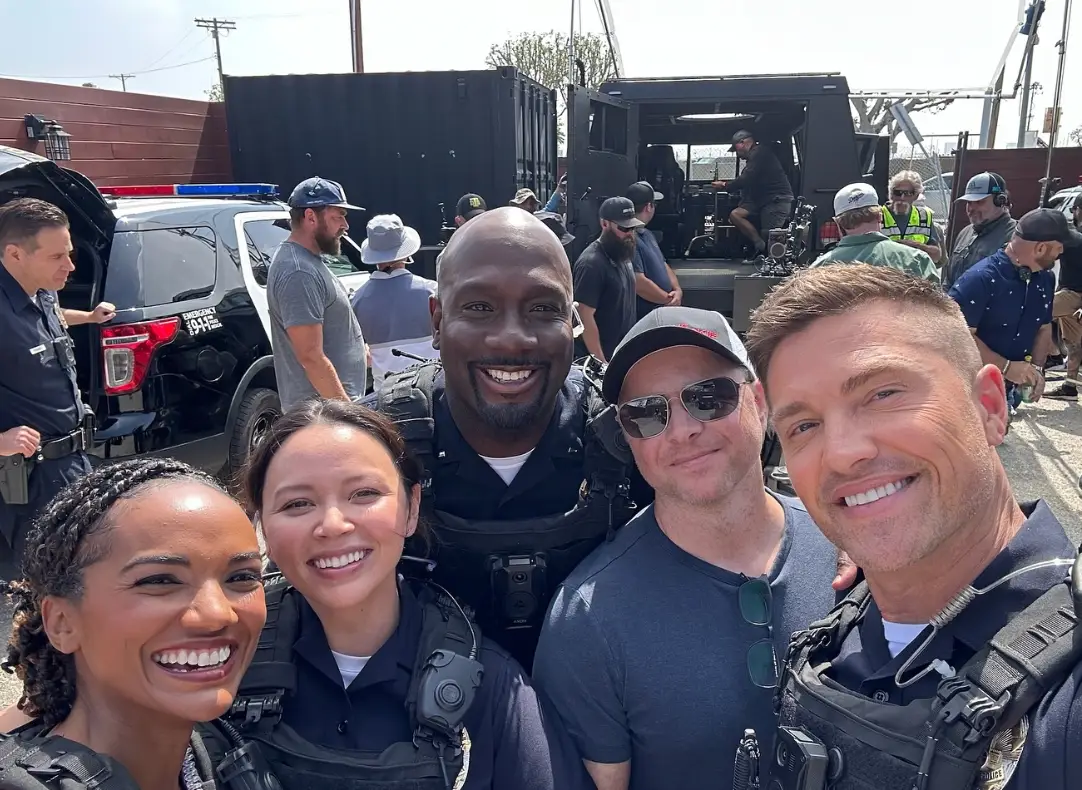 Mekia Cox shared a BTS snap on Instagram as season seven gets underway. (@mekiacox/Instagram)