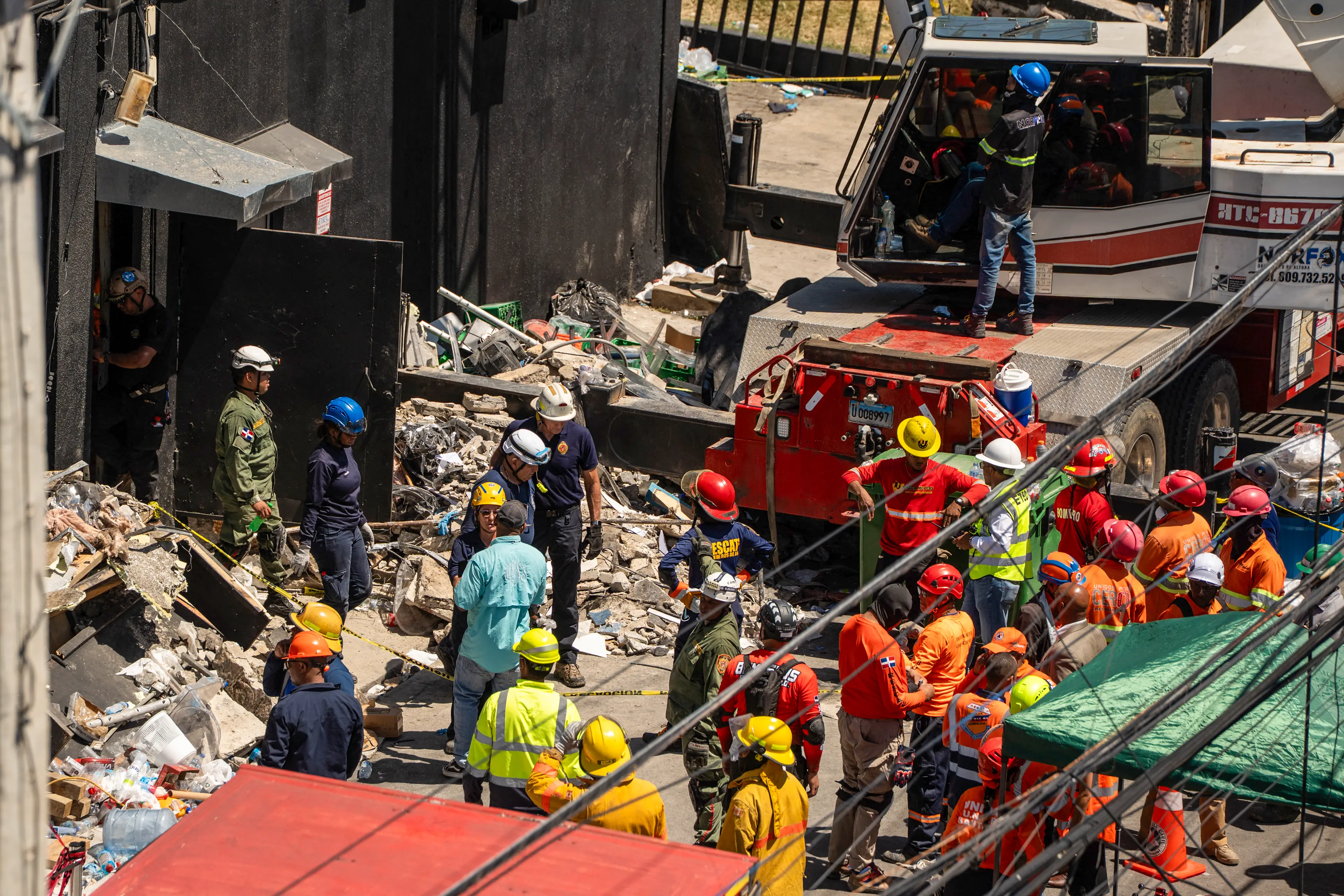 Rescue efforts are ongoing (FRANCESCO SPOTORNO/AFP via Getty Images)