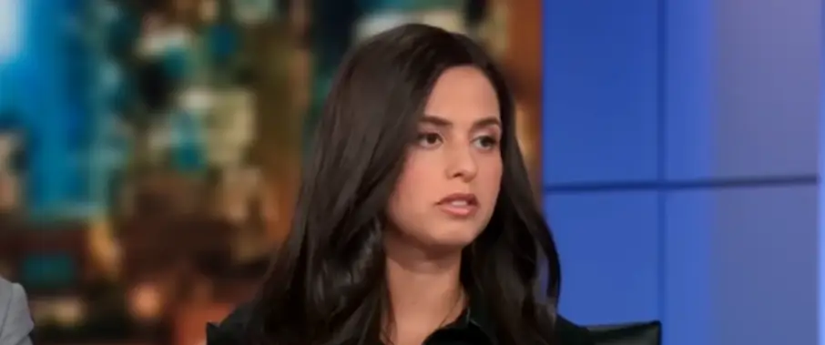 The woman says she's lived in the US since she was six years old (CNN/YouTube)