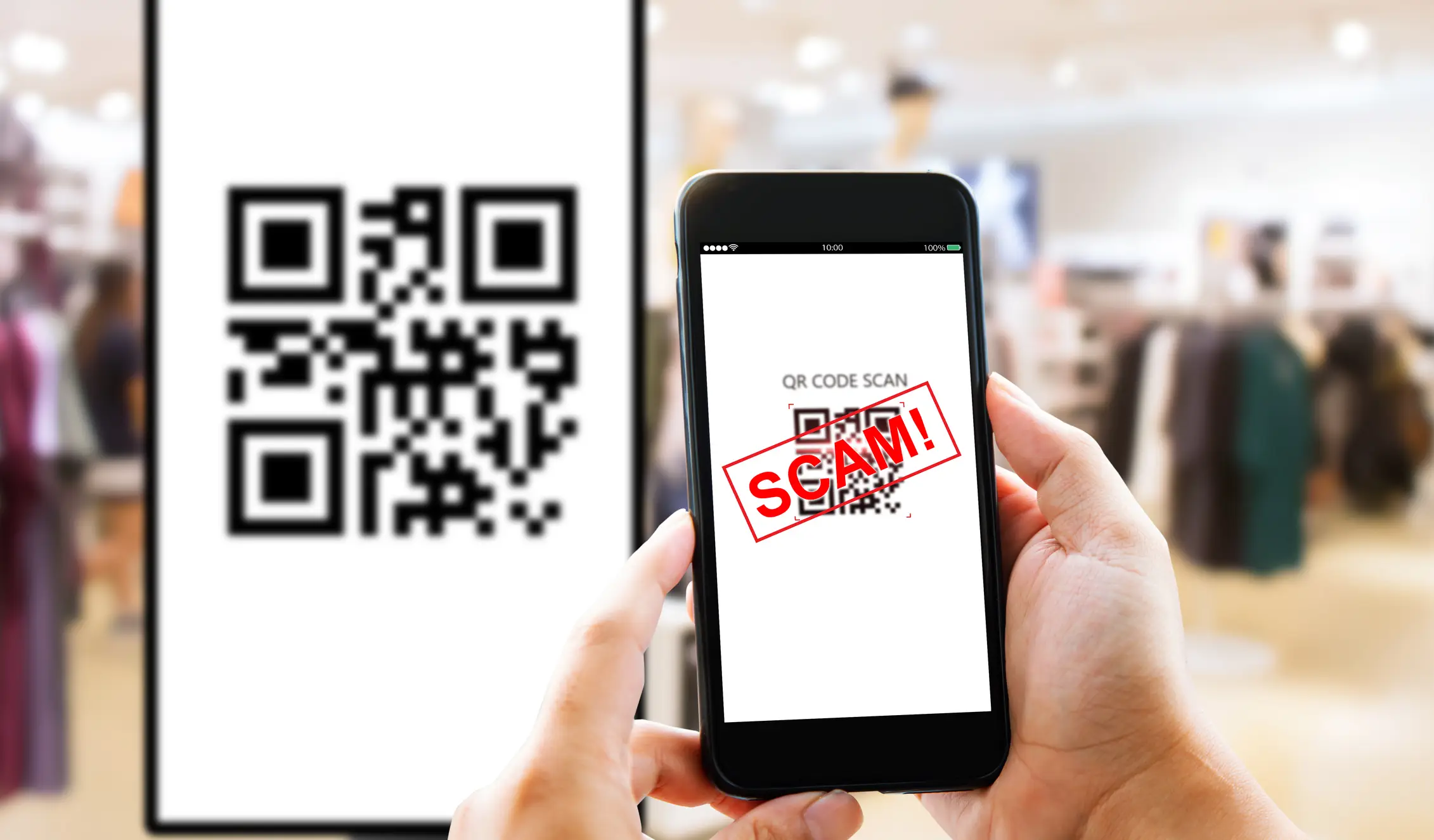 The officer says QR code scams are real (Getty Images)