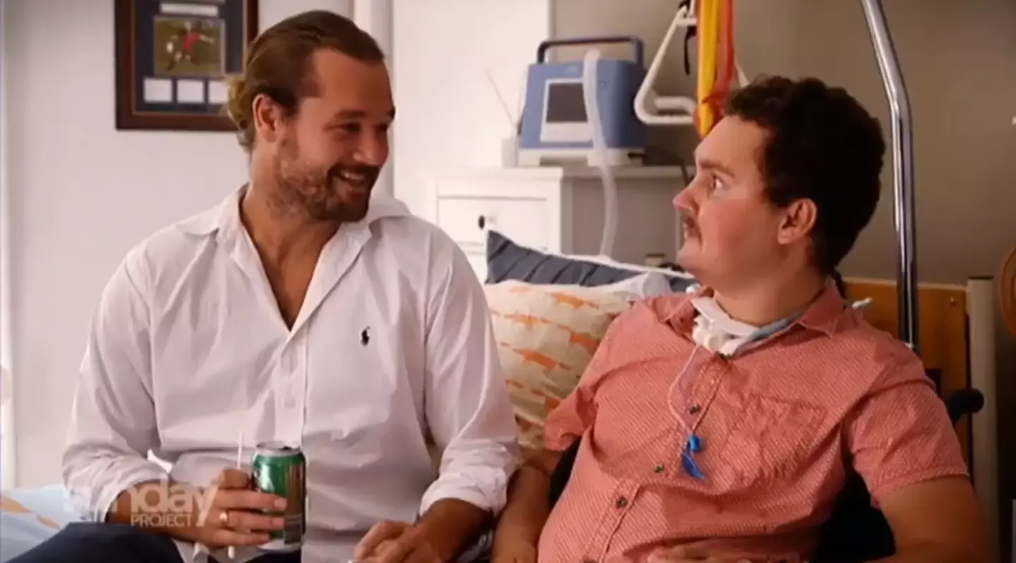 Sam's friends are still scarred from the incident (TheProjectTV)