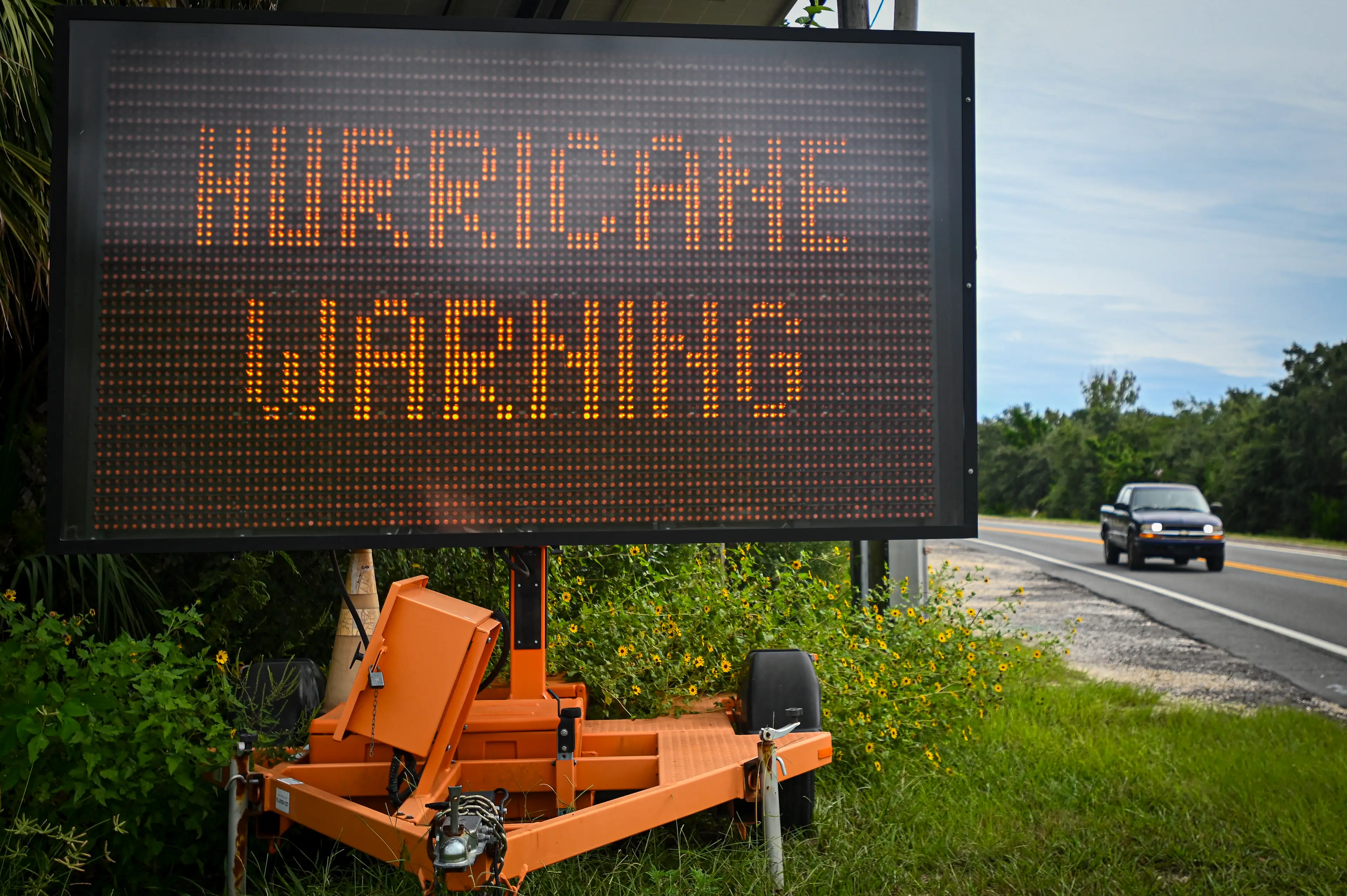 Hurricane Helene hit Florida last night (MIGUEL J. RODRIGUEZ CARRILLO/AFP via Getty Images) 