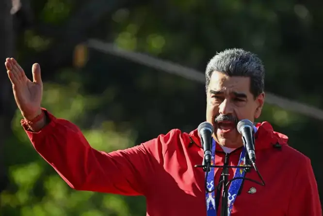 Venezuelan president Nicolás Maduro (FEDERICO PARRA/AFP via Getty Images)