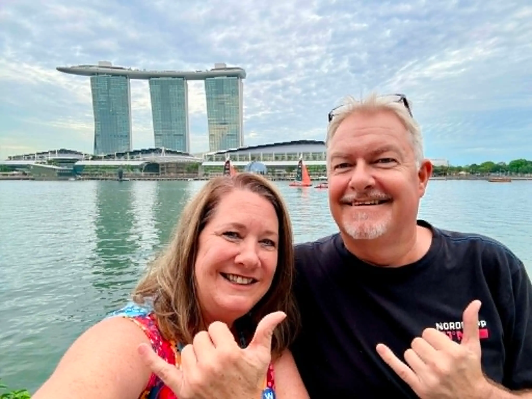 The couple have so far spent two years living out at sea (Supplied)