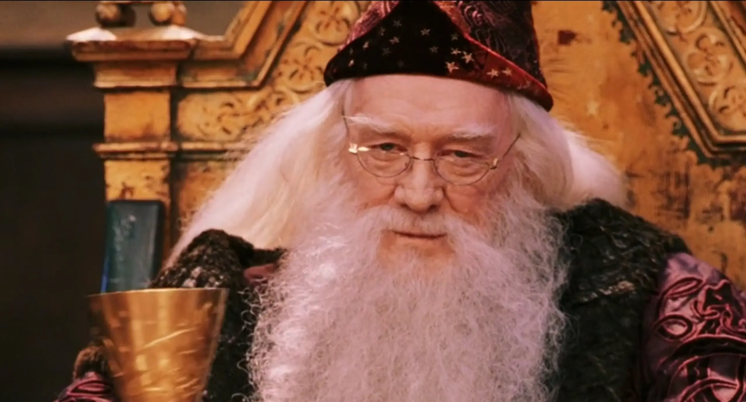 Dumbledore was initially played by Richard Harris (Warner Bros.)