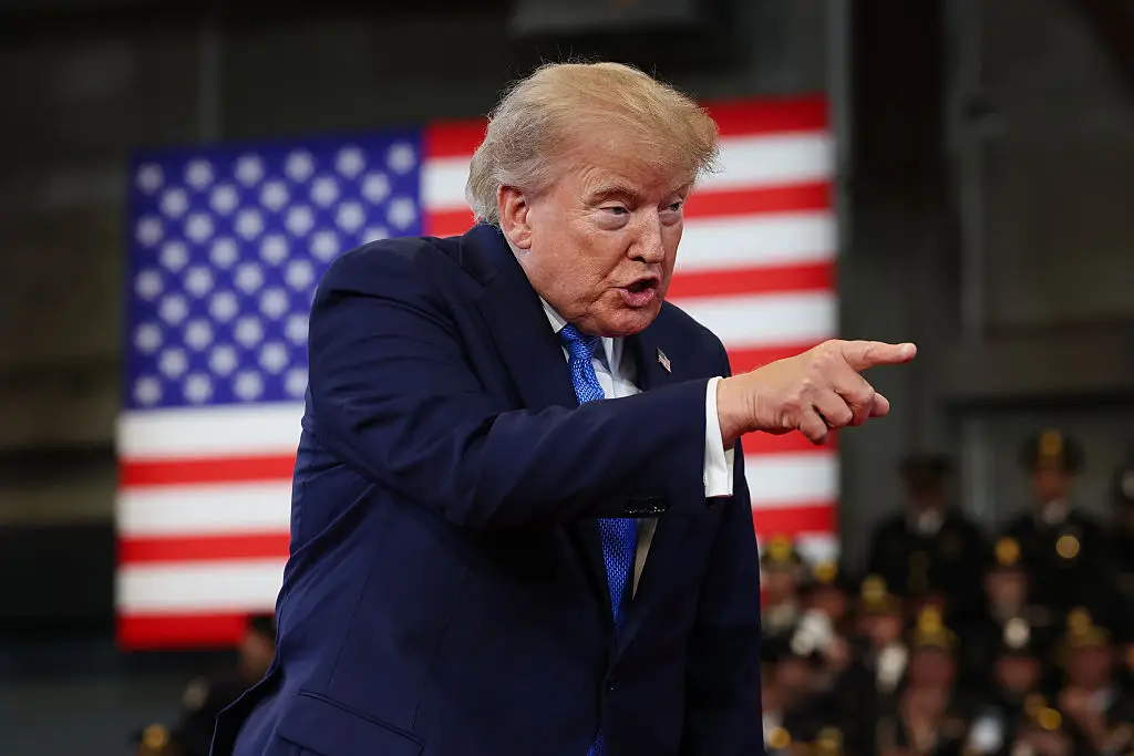 Trump stated he 'will not apologize' for soaring gas prices. (Samuel Corum/Getty Images)