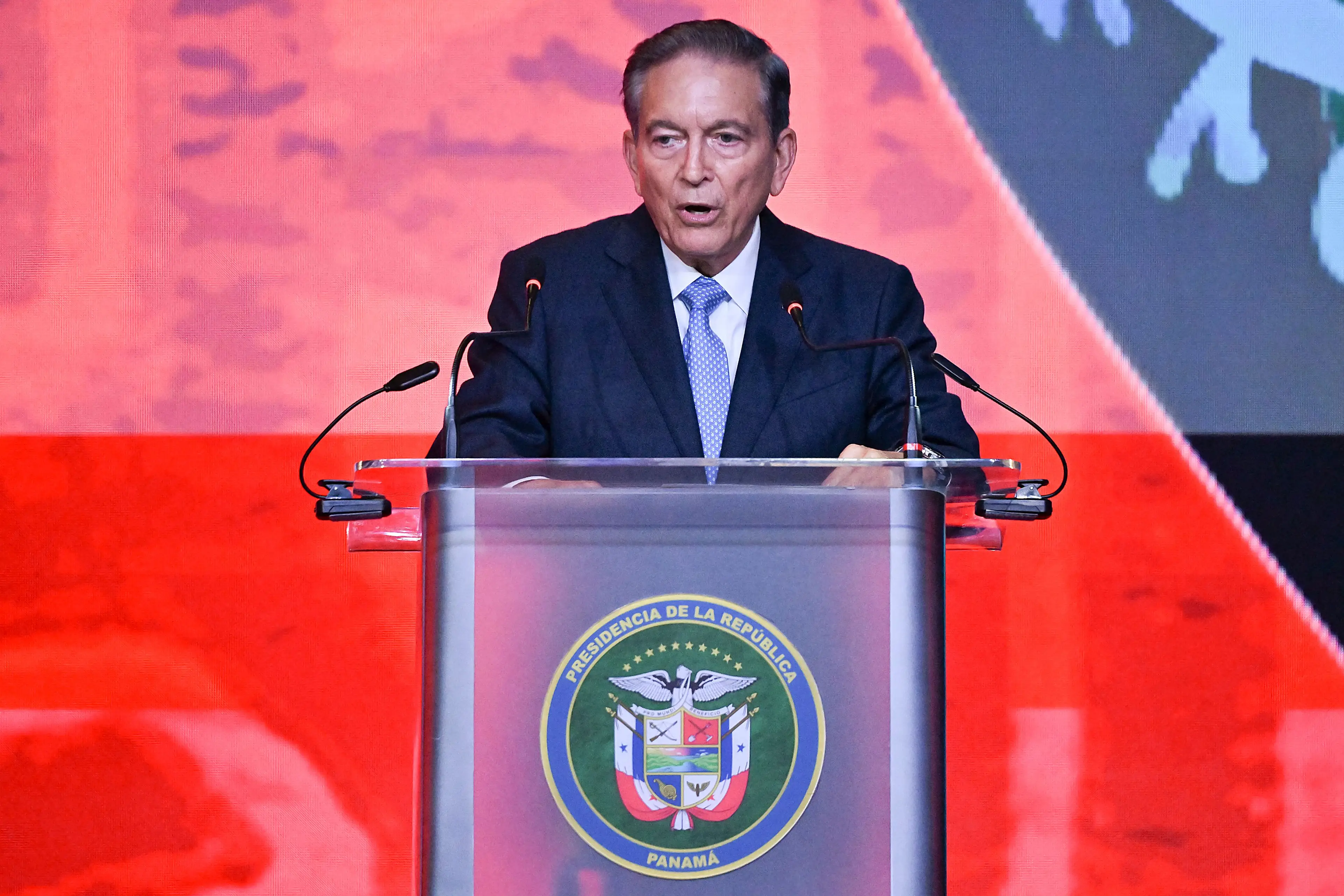 Panama's President Laurentino Cortizo has defended the new mining deal.