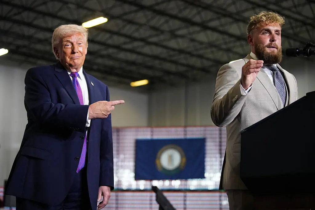 Trump offered his 'total endorsement' to Jake (Andrew Harnik/Getty Images)