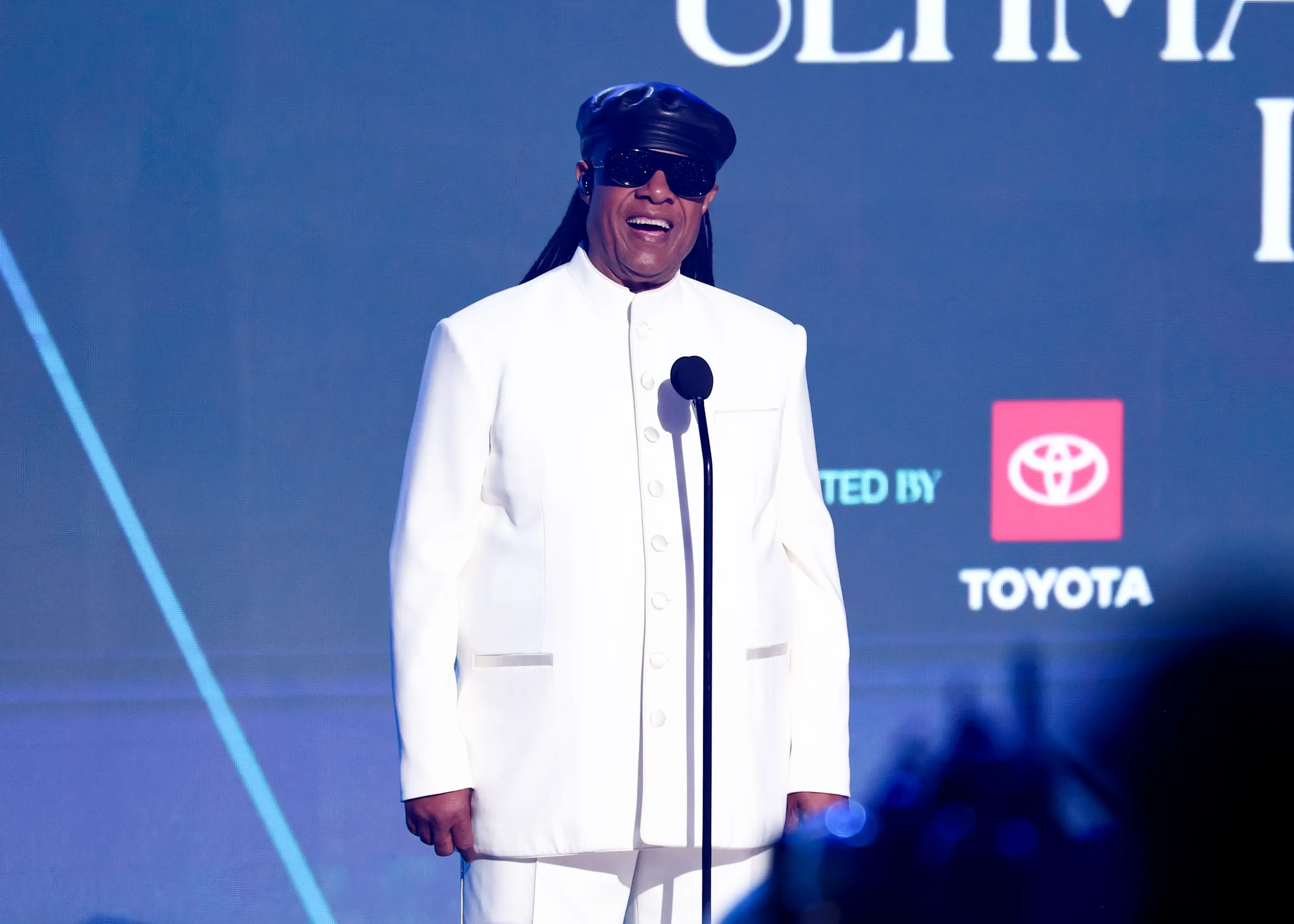 Stevie Wonder lost his eyesight at around six weeks old (Christopher Polk/Billboard via Getty Images)