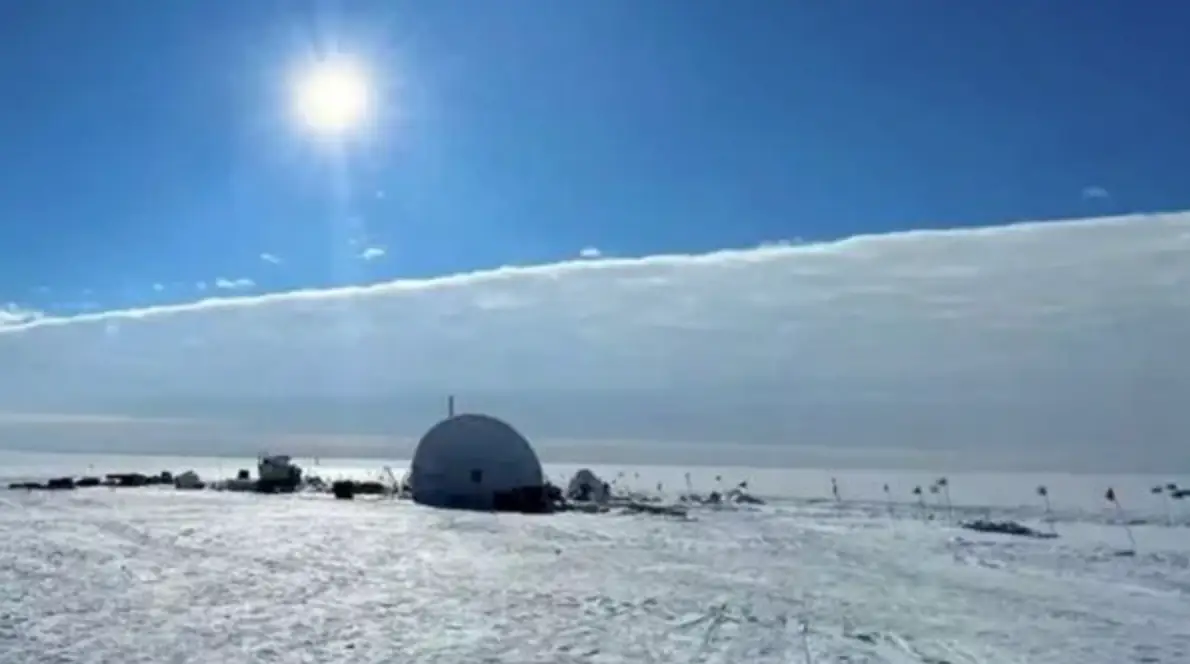 The ‘vast, cathedral-like cavern’ contains swarming shrimp creatures.