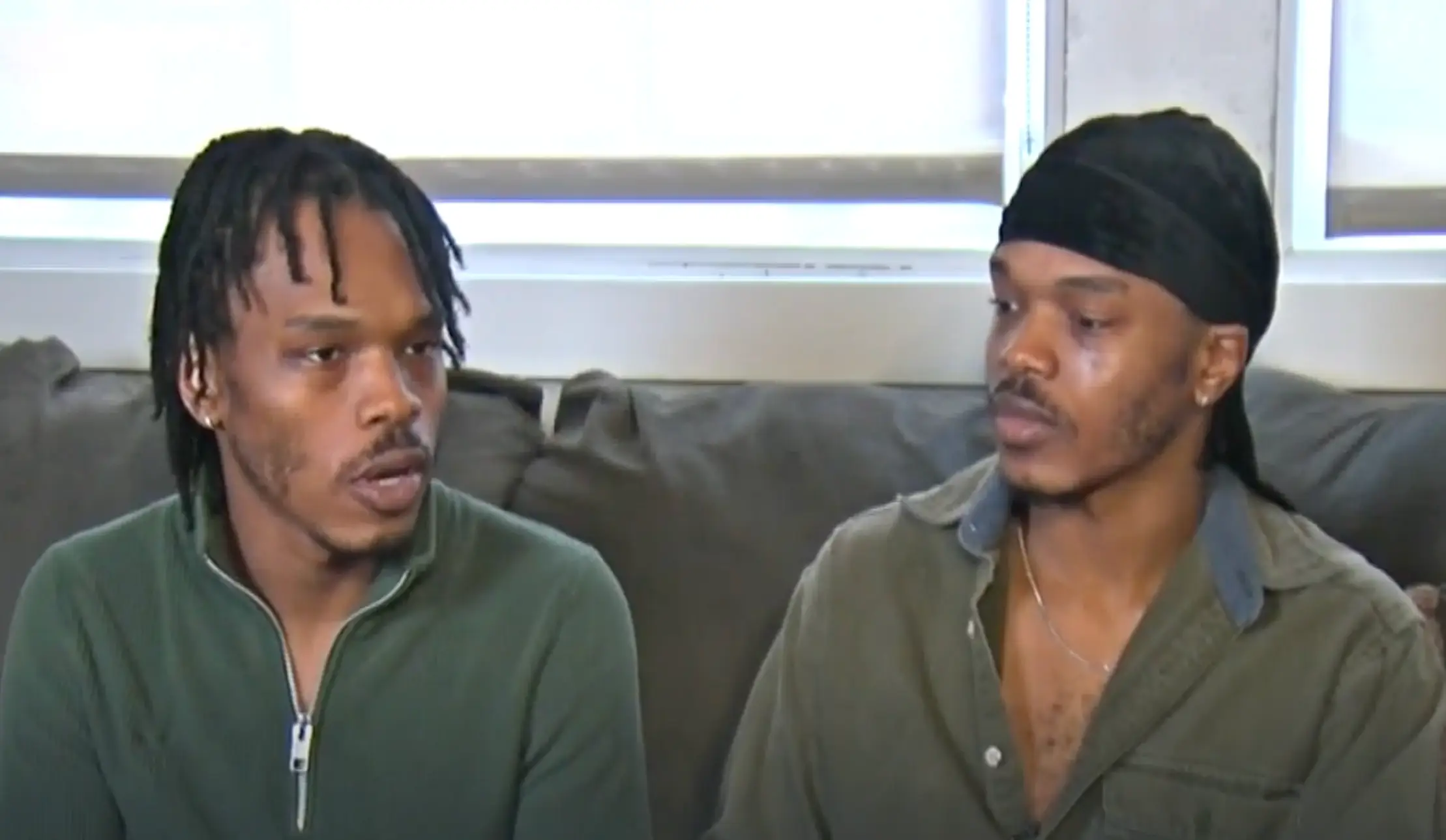 Twins Jevon and John Whittington took part in the study.