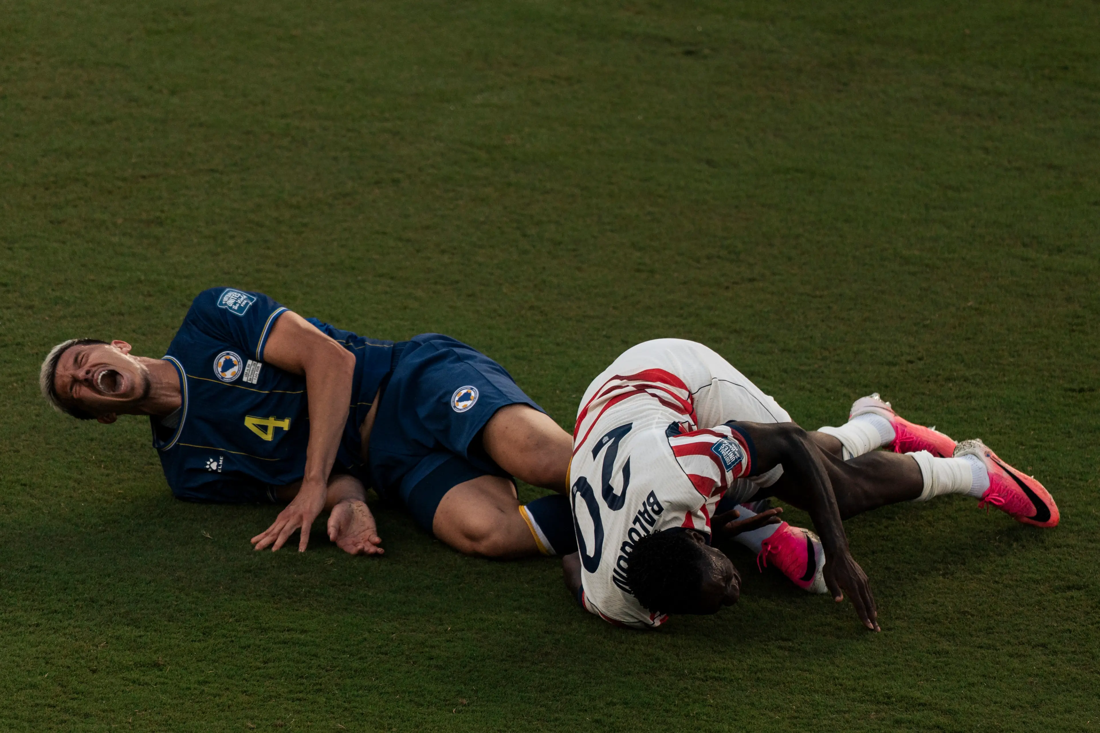 The challenge left his opponent in agony (Stephen Lam/San Francisco Chronicle via Getty Images)