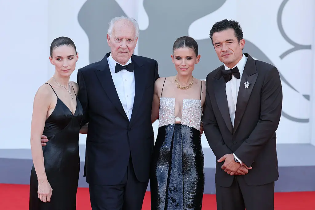 Bloom’s Gareth becomes romantically involved with both sisters in the film (Victor Boyko/Stringer/Getty Images)