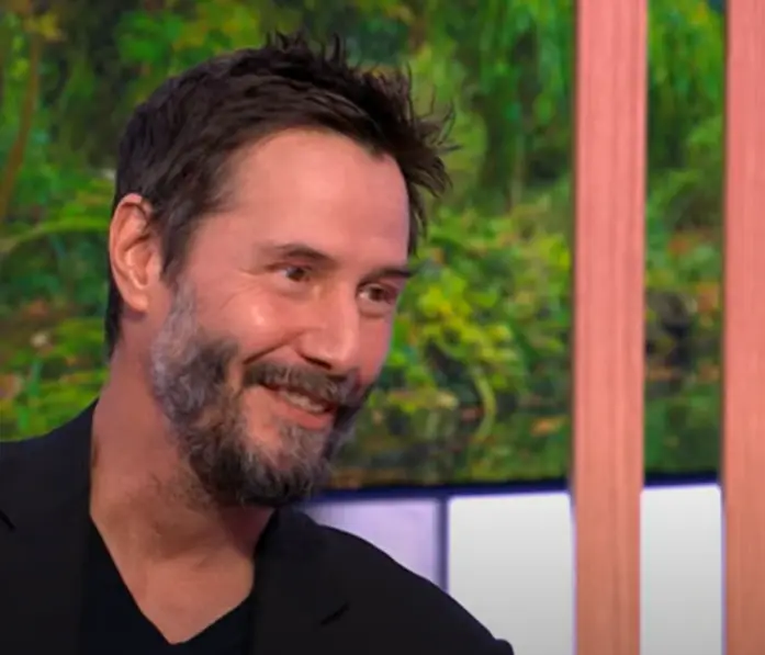 Keanu Reeves appeared on The One Show (BBC)