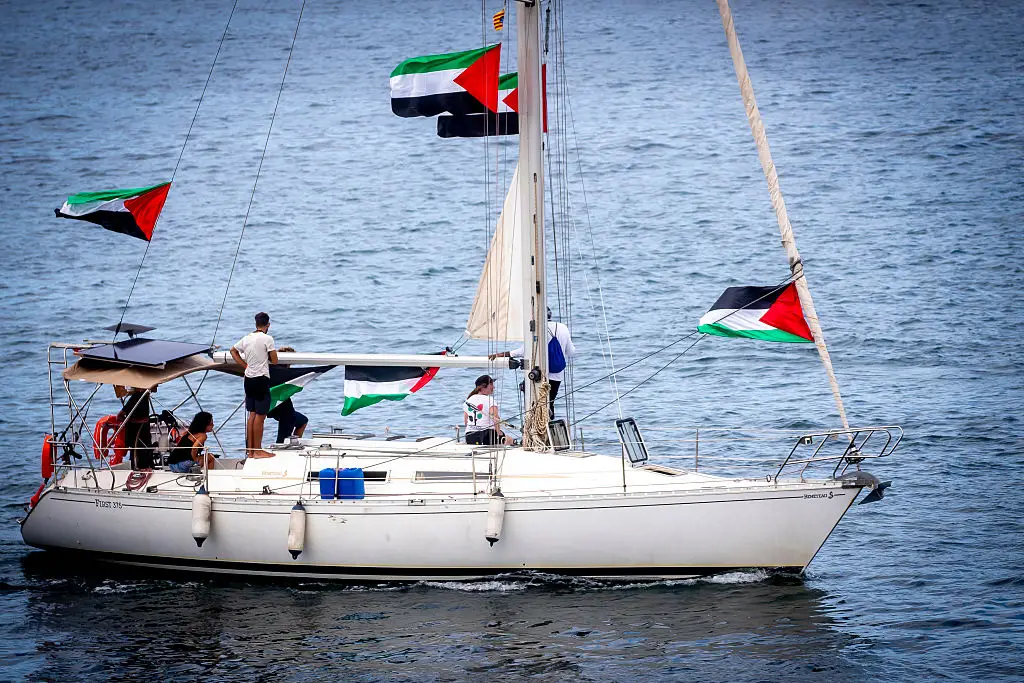 The GSF carries pro-Palestinian activists from 44 nations (Albert Llop/NurPhoto via Getty Images)