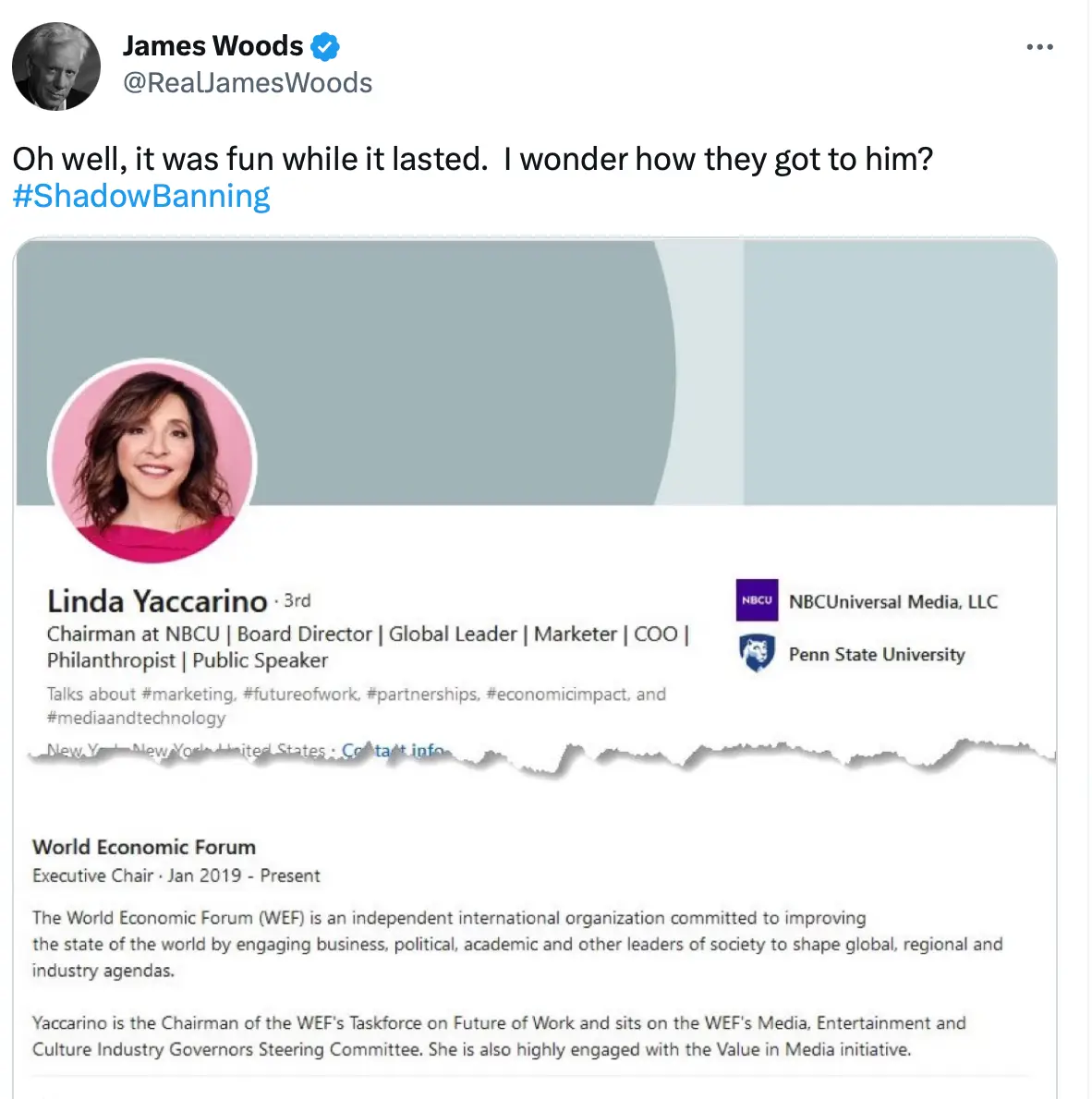 Actor and conspiracy theorist James Wood has criticised the announcement.