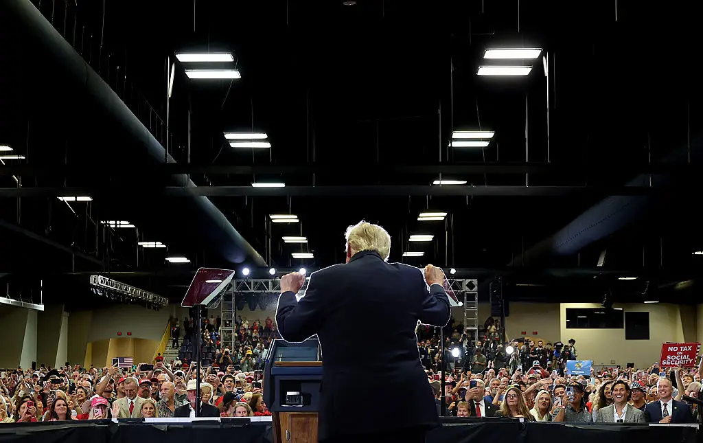Trump breaks into dance before speaking to hype himself up for his speech, according to Inbaal Honigman (Kevin Dietsch/Getty Images)