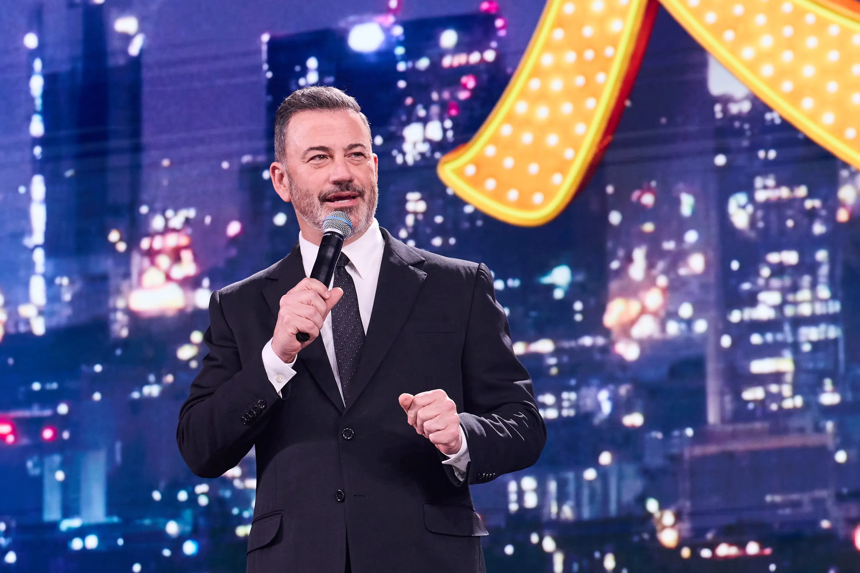 Jimmy Kimmel's show was briefly suspended last year (Michael Le Brecht II/Disney via Getty Images)