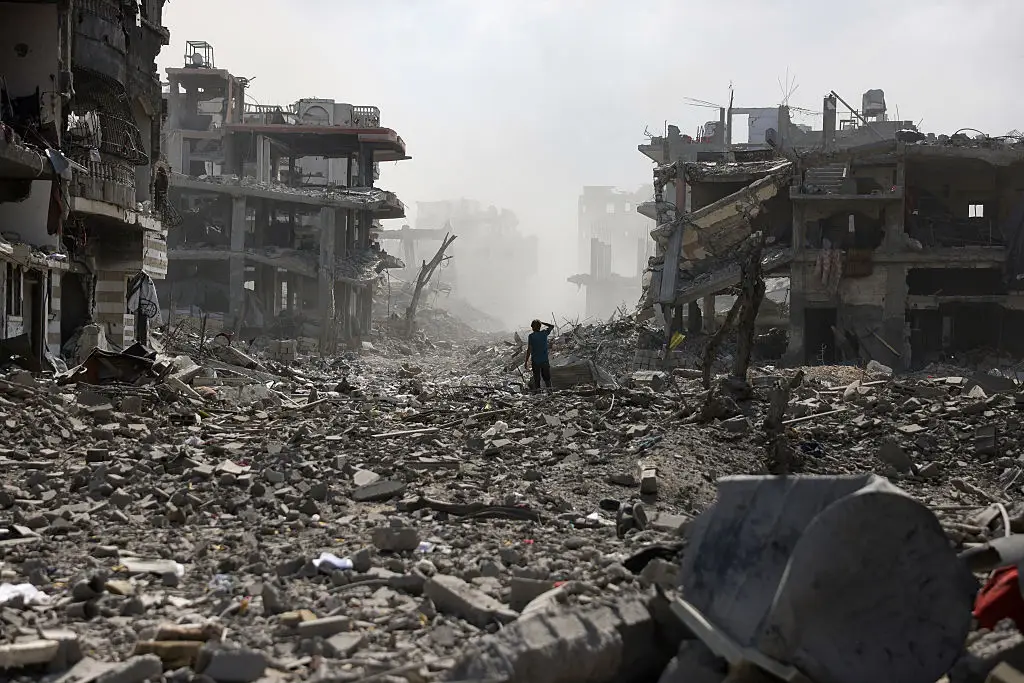 Gaza is currently in ruins (BASHAR TALEB / AFP via Getty Images)