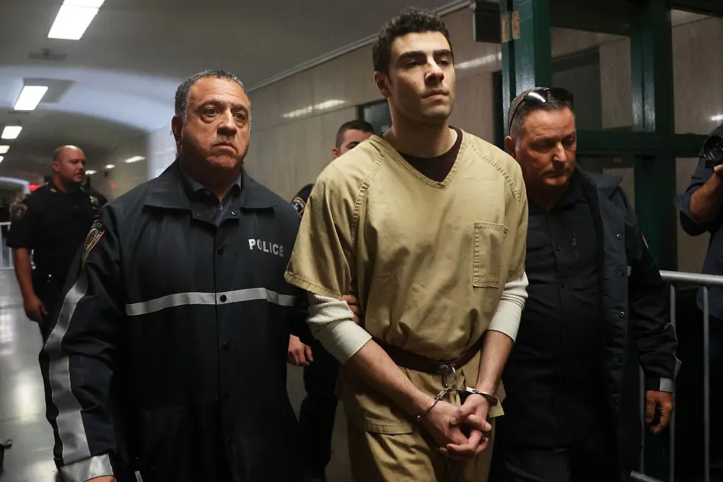 Luigi Mangione appeared before the court today (Spencer Platt/Getty Images)