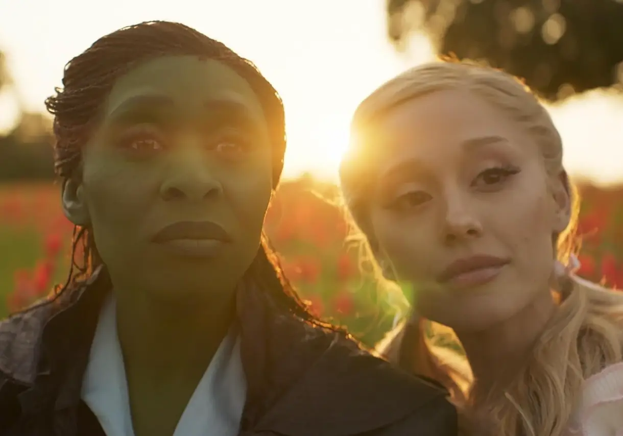 Ariana Grande and Cynthia Erivo were paid the same for their roles in 'Wicked,' a spokesperson for Universal says (Universal) 